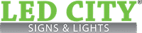 LED City Signs & Lights – Shop Online Logo