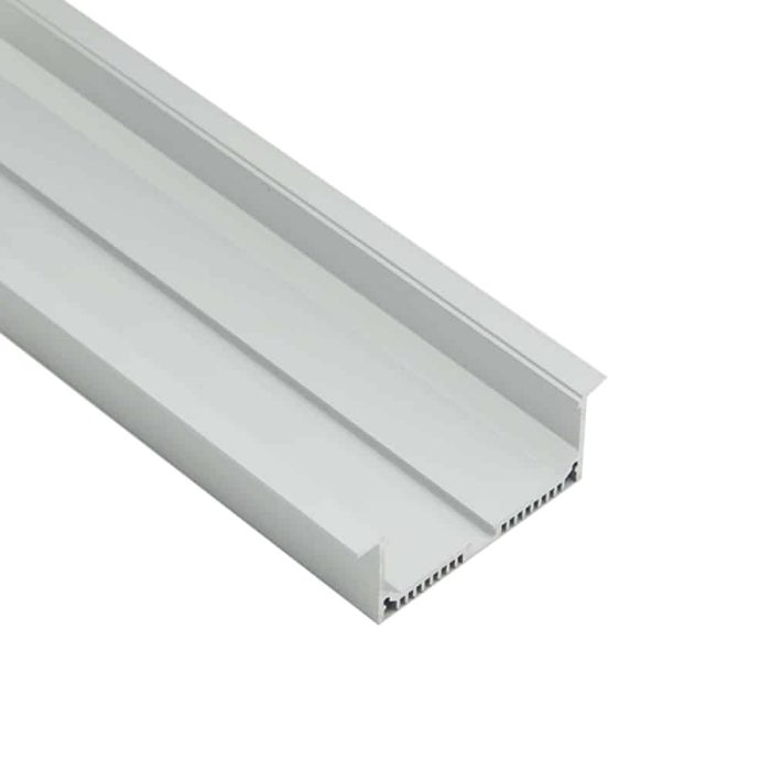 Extra Wide Recessed Aluminum Channel